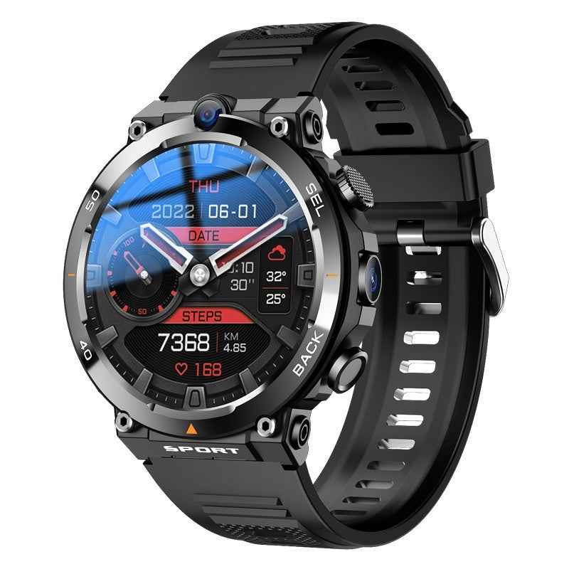 Versatile Sports Smartwatch with Dual Cameras and Heart Rate Monitoring - Lvoris