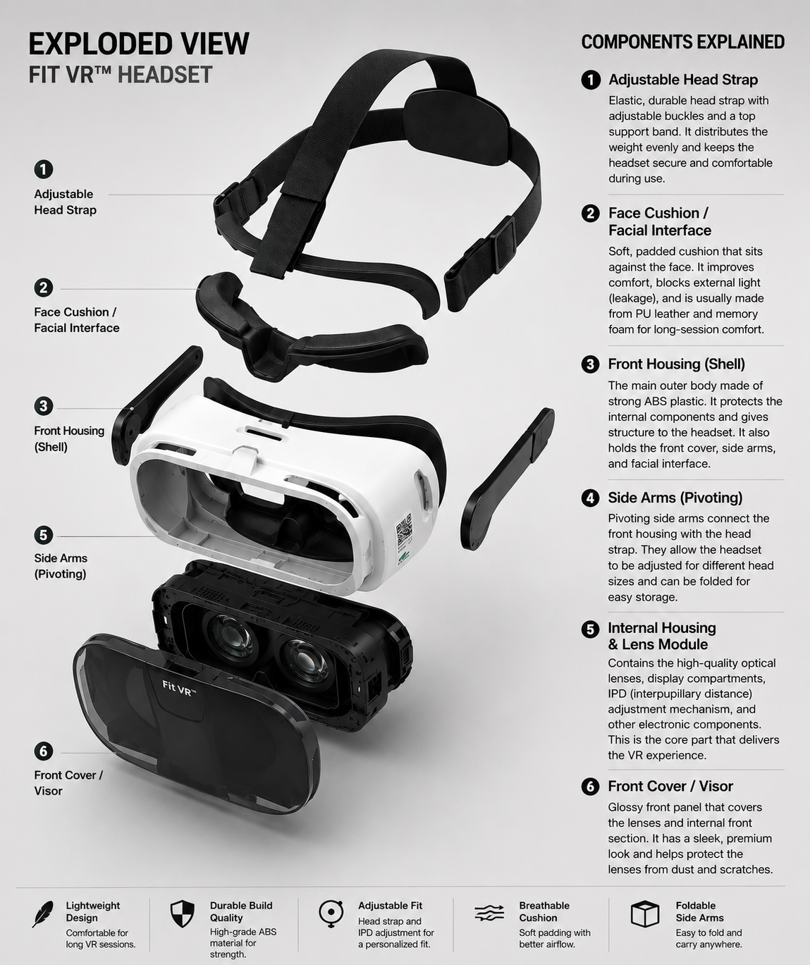 Mobile Phone Virtual Reality Helmet 3D VR Glasses - Lvoris