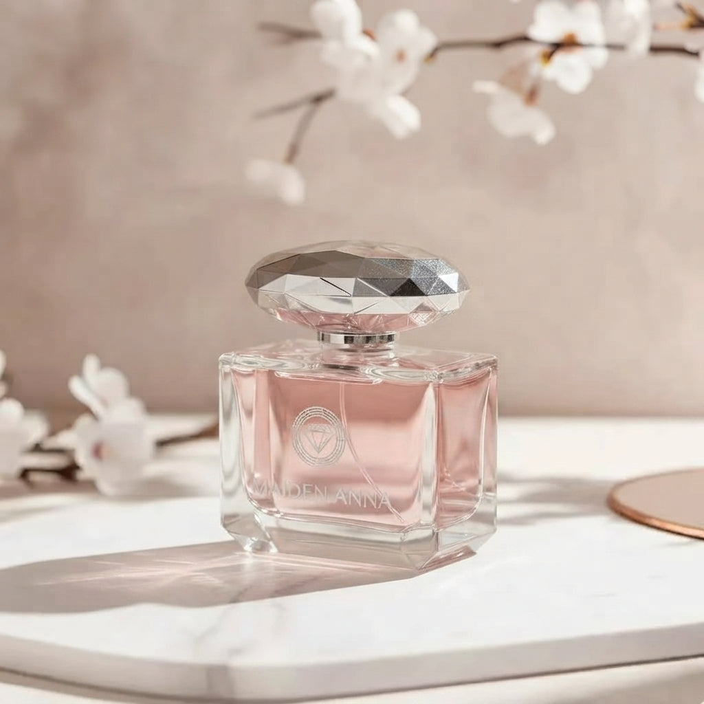 Floral Fruity Women's Perfume - Elegant Crystal Bottle EDP for Daily and Special Occasions