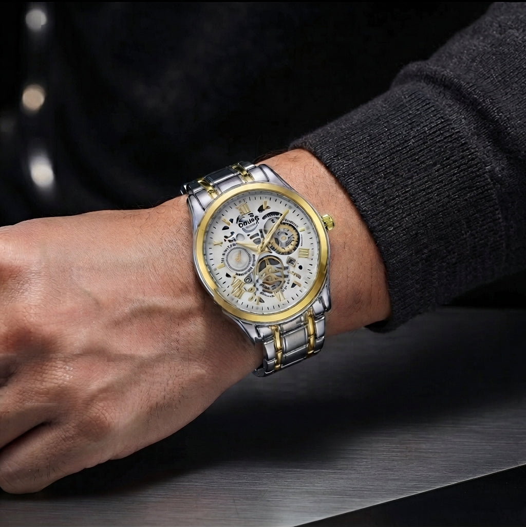 Elevate Your Style with Our Waterproof Men's Quartz Watch