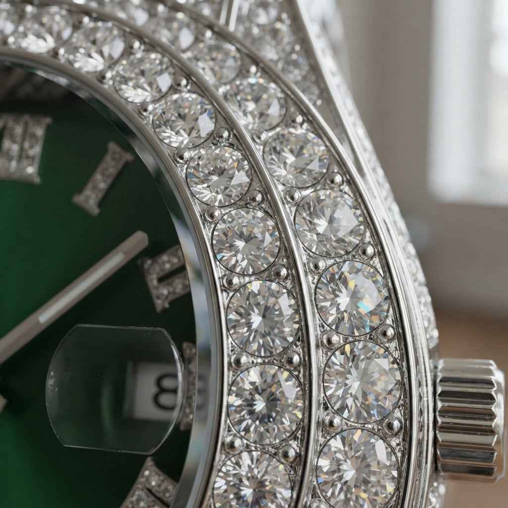 Diamond-Embedded Hip Hop Watch: Elevate Your Style with Everyday Luxury