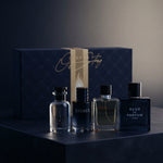 Men's Perfume Gift Set - 4 PCS Long Lasting Woody Citrus Eau De Toilette for Work, Dating, and Casual Use