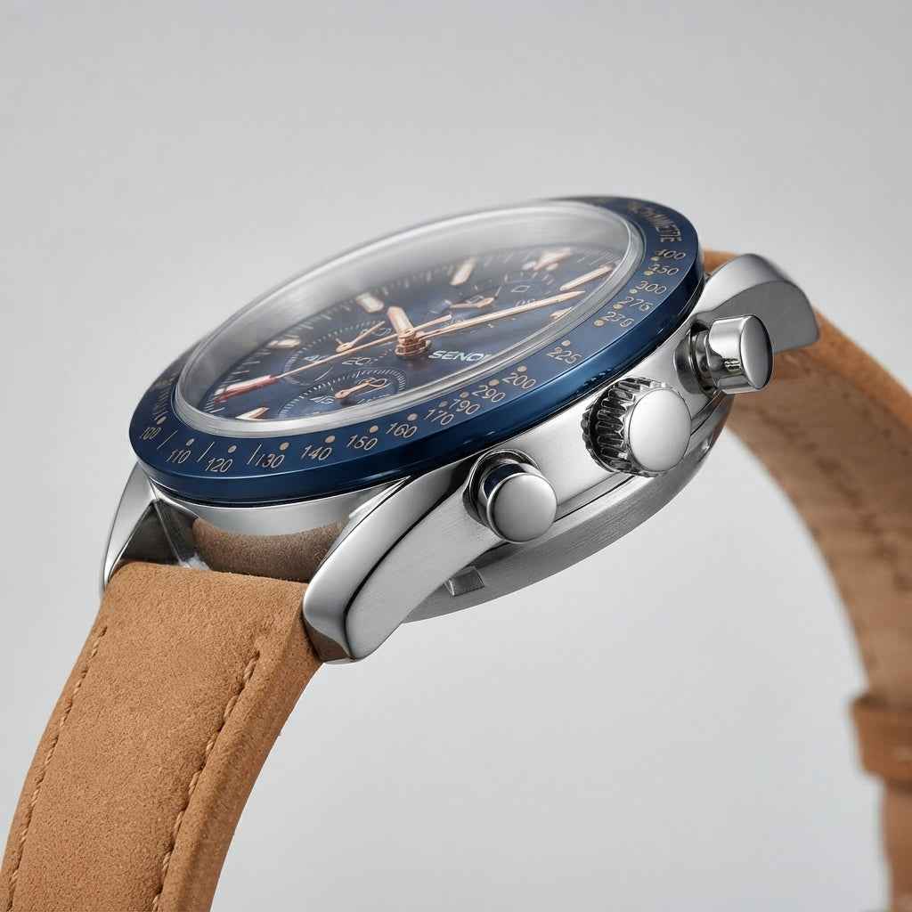 Waterproof Multifunctional Quartz Watch for Men - Elevate Your Style and Functionality