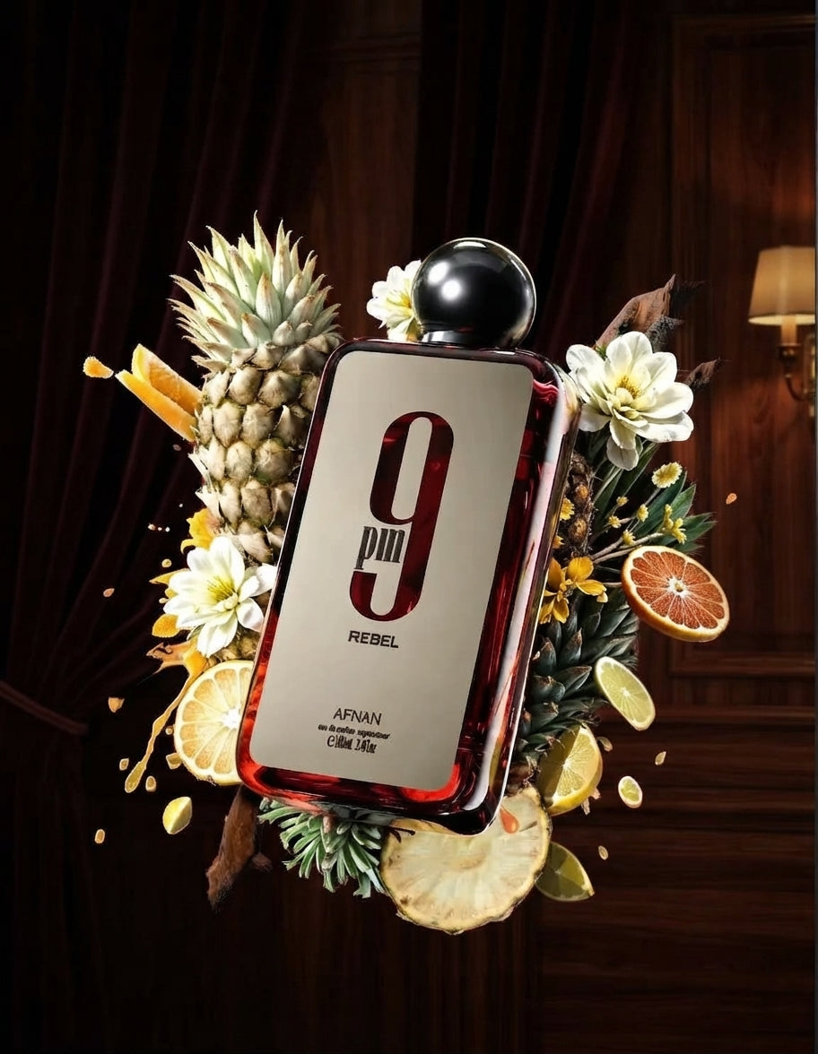Afnan 9 PM Rebel Fragrance - Experience Timeless Allure with This Unisex Eau De Parfum
