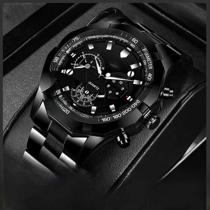 Oruss Men's Multifunctional Quartz Watch – Stylish, Waterproof Business Chronograph