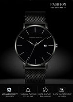 Stylish Men's Casual Leather Wristwatch - Minimalist Elegance for Every Occasion - Lvoris