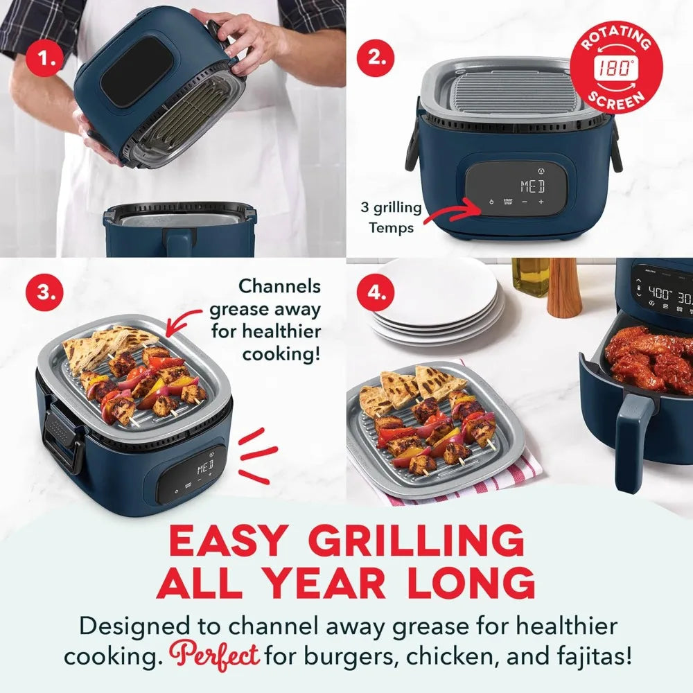 Experience Healthy, Convenient Cooking with the Dash Flip & Fry Air Fryer