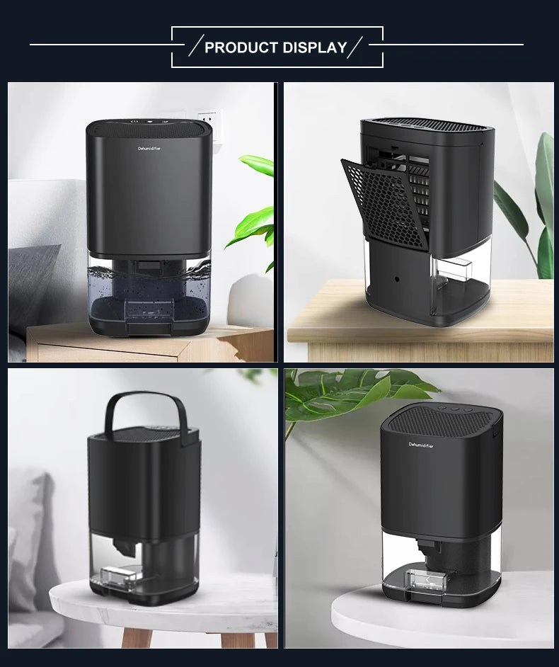 Experience Freshness with the 1000ml Capacity Air Dehumidifier