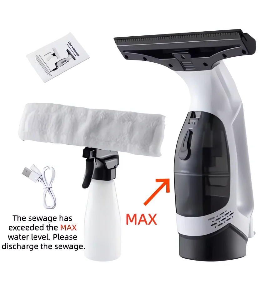 Cordless Electric Window Cleaner – Streak-Free Glass Cleaning