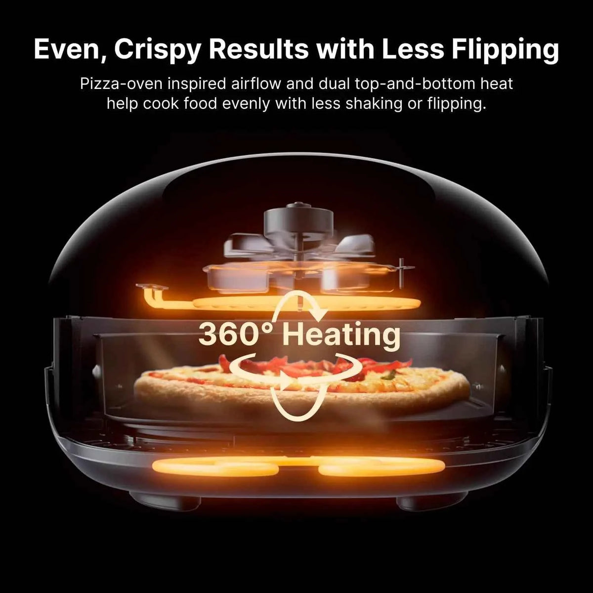 Transform Your Cooking with the Large Smart Air Fryer – 15-in-1 Dual Heating Wonder