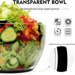 One-Handed Salad Spinner: Effortless Lettuce Dryer for Busy Kitchens