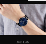 Stylish Men's Casual Leather Wristwatch - Minimalist Elegance for Every Occasion - Lvoris