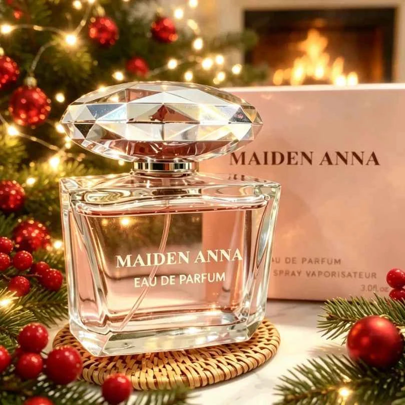 Floral Fruity Women's Perfume - Elegant Crystal Bottle EDP for Daily and Special Occasions