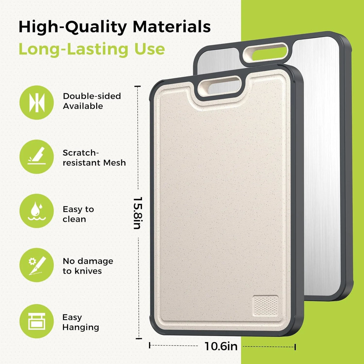 Double-Sided Titanium Cutting Board: The Ultimate Kitchen Essential for Easy Cooking