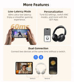Experience Unmatched Sound Quality with QCY H3 PRO ANC Wireless Headphones
