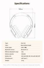 Experience Unmatched Sound Quality with QCY H3 PRO ANC Wireless Headphones