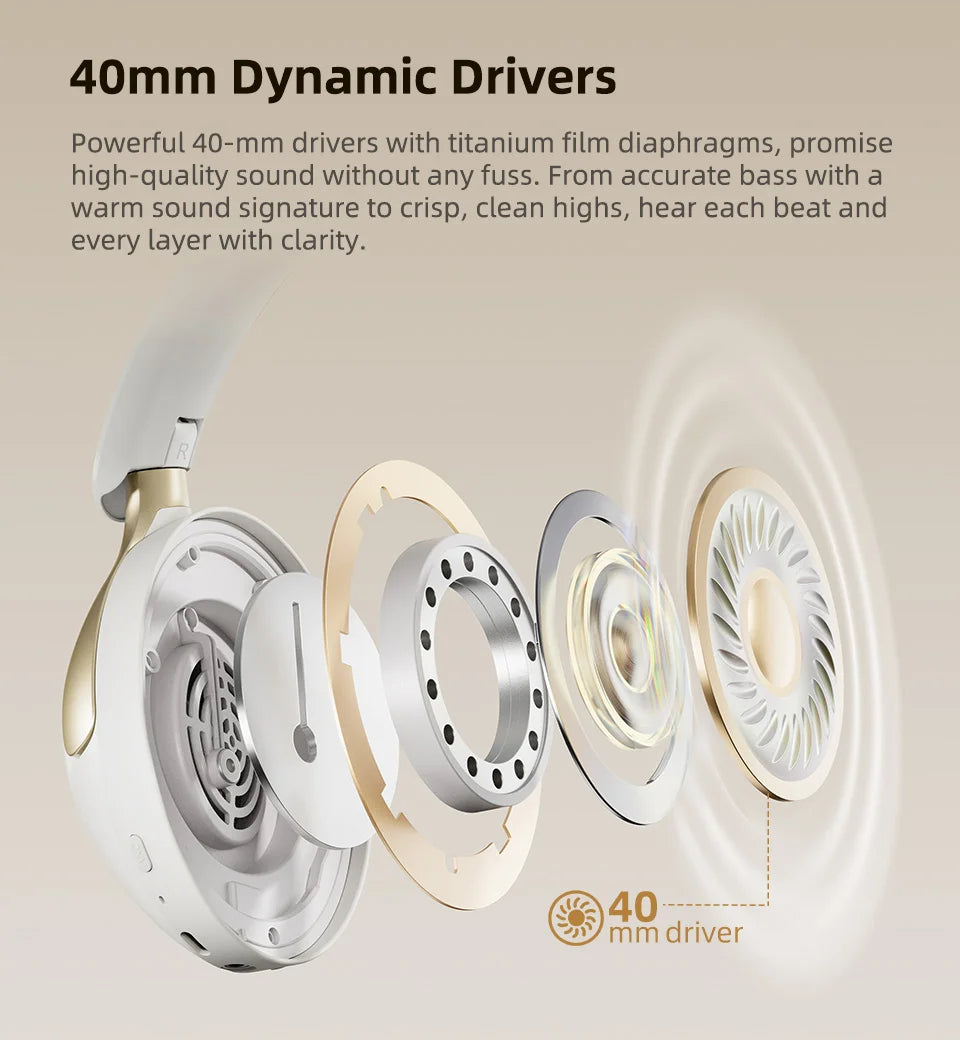 Experience Unmatched Sound Quality with QCY H3 PRO ANC Wireless Headphones