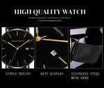 Stylish Men's Casual Leather Wristwatch - Minimalist Elegance for Every Occasion - Lvoris
