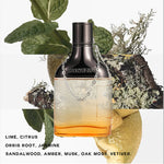 Long Lasting Men’s Eau De Cologne | Chained Amber Wood Perfume, 3.4 FL.OZ - Perfect Gift for Him - Lvoris