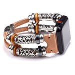 Stylish and Durable Genuine Leather Apple Watch Band for Men