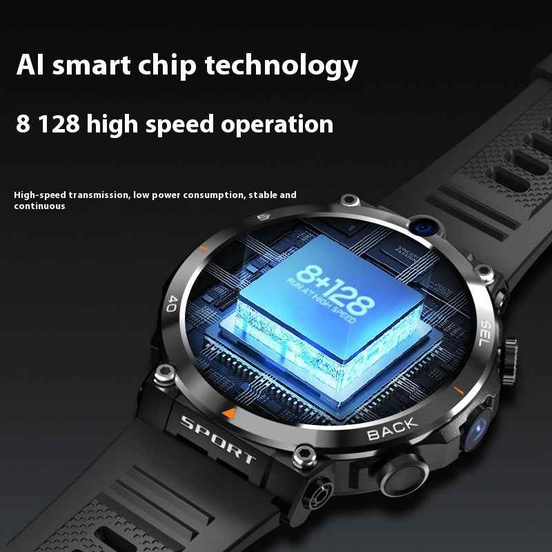 Versatile Sports Smartwatch with Dual Cameras and Heart Rate Monitoring - Lvoris