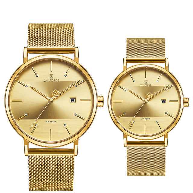 Unisex Casual Quartz Watch - Stylish Timepiece for Couples - Lvoris