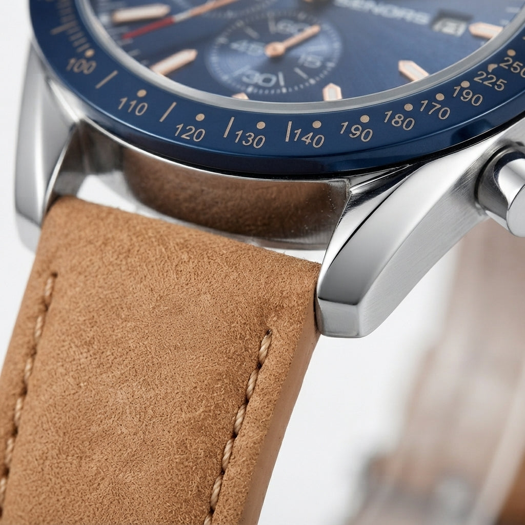 Waterproof Multifunctional Quartz Watch for Men - Elevate Your Style and Functionality