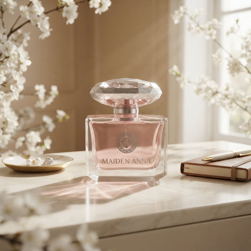 Floral Fruity Women's Perfume - Elegant Crystal Bottle EDP for Daily and Special Occasions