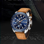 Waterproof Multifunctional Quartz Watch for Men - Elevate Your Style and Functionality