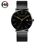 Stylish Men's Casual Leather Wristwatch - Minimalist Elegance for Every Occasion - Lvoris