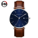 Stylish Men's Casual Leather Wristwatch - Minimalist Elegance for Every Occasion - Lvoris