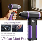 X8 Powerful Dust Blower 160000RPM Brushless Motor Outdoor Air Duster Blower Type-C Rechargeable Air Blower Cleaning PC Turbo Fan