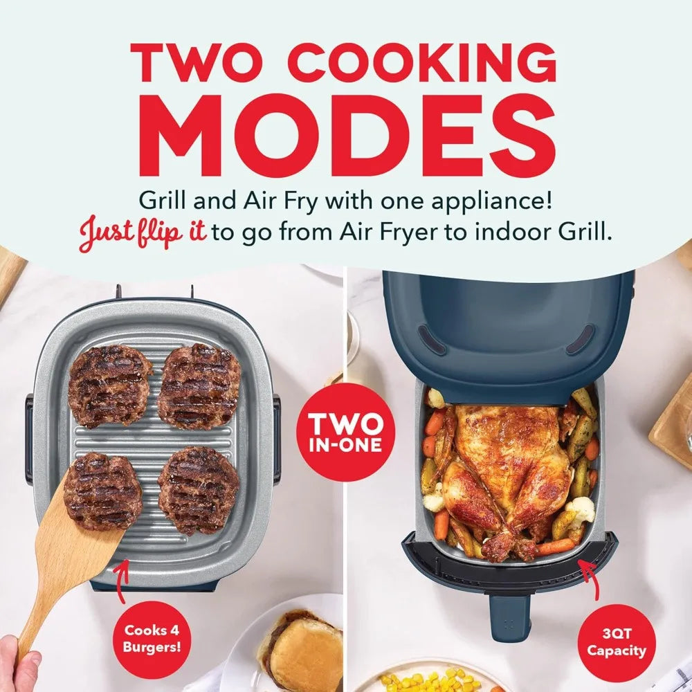 Experience Healthy, Convenient Cooking with the Dash Flip & Fry Air Fryer