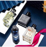 Men's Perfume Gift Set - 4 PCS Long Lasting Woody Citrus Eau De Toilette for Work, Dating, and Casual Use