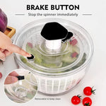One-Handed Salad Spinner: Effortless Lettuce Dryer for Busy Kitchens