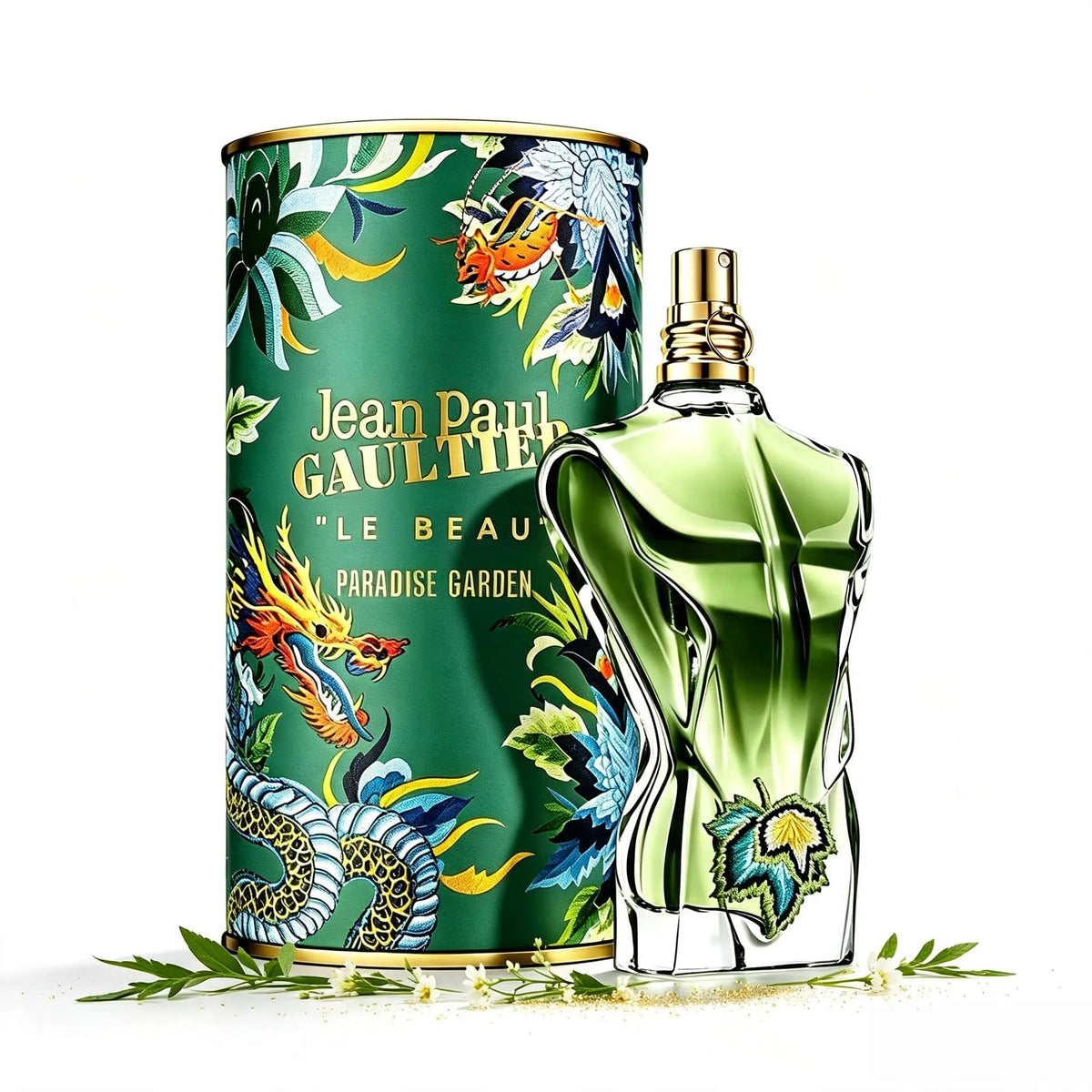 Experience Elegance with Jean Paul Gaultier Le Beau Paradise - Unisex Perfume in a Unique Body-Shaped Bottle