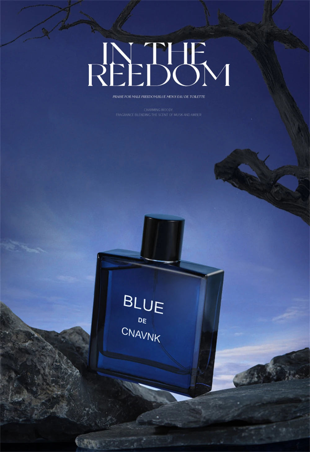 Long-lasting Men's Floral Perfume - Experience Freshness & Confidence