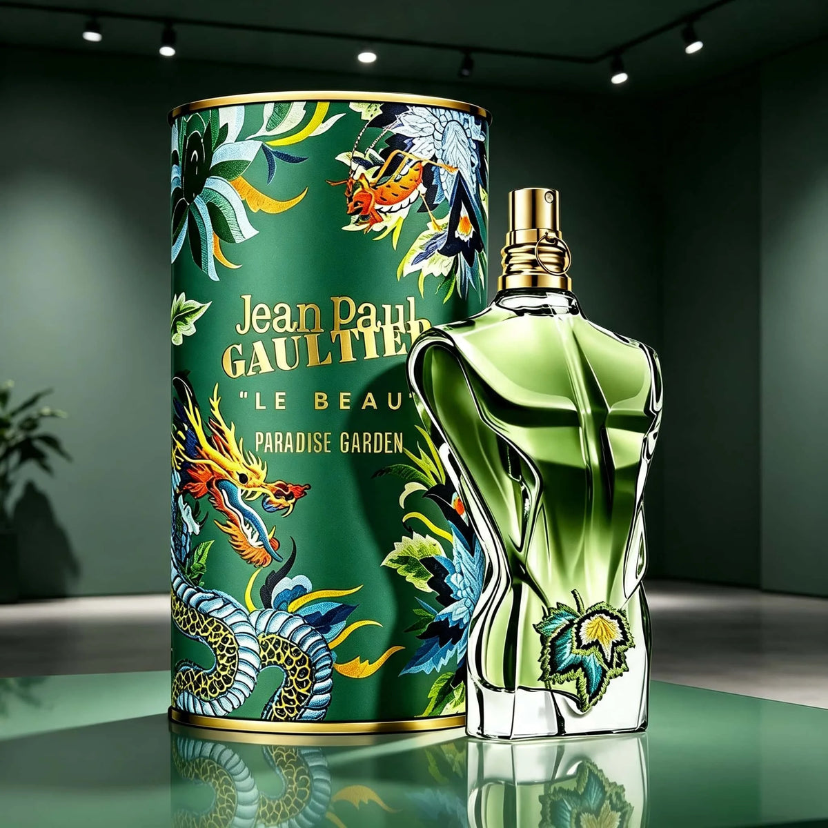 Experience Elegance with Jean Paul Gaultier Le Beau Paradise - Unisex Perfume in a Unique Body-Shaped Bottle