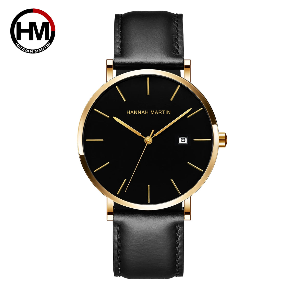 Stylish Men's Casual Leather Wristwatch - Minimalist Elegance for Every Occasion - Lvoris