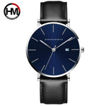 Stylish Men's Casual Leather Wristwatch - Minimalist Elegance for Every Occasion - Lvoris