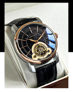 AOKULASIC Men New Mechanical Watch Tourbillon Wristwatch Waterproof Sport Automatic Watches Man Business Clock Relogio Masculino