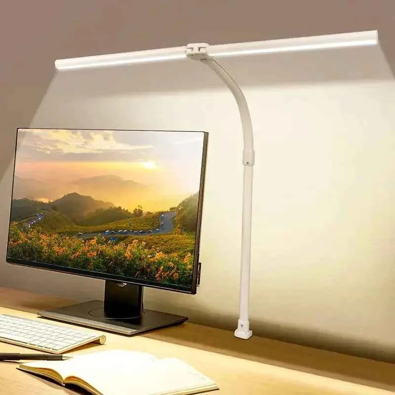 Transform Your Workspace with the LAOPAO Double Head LED Desk Lamp - Lvoris
