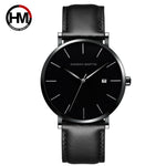 Stylish Men's Casual Leather Wristwatch - Minimalist Elegance for Every Occasion - Lvoris