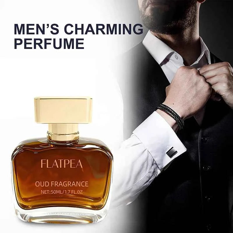 Elevate Your Presence with Our High-End Men's Perfume - Musk Oud & Cedarwood Scent