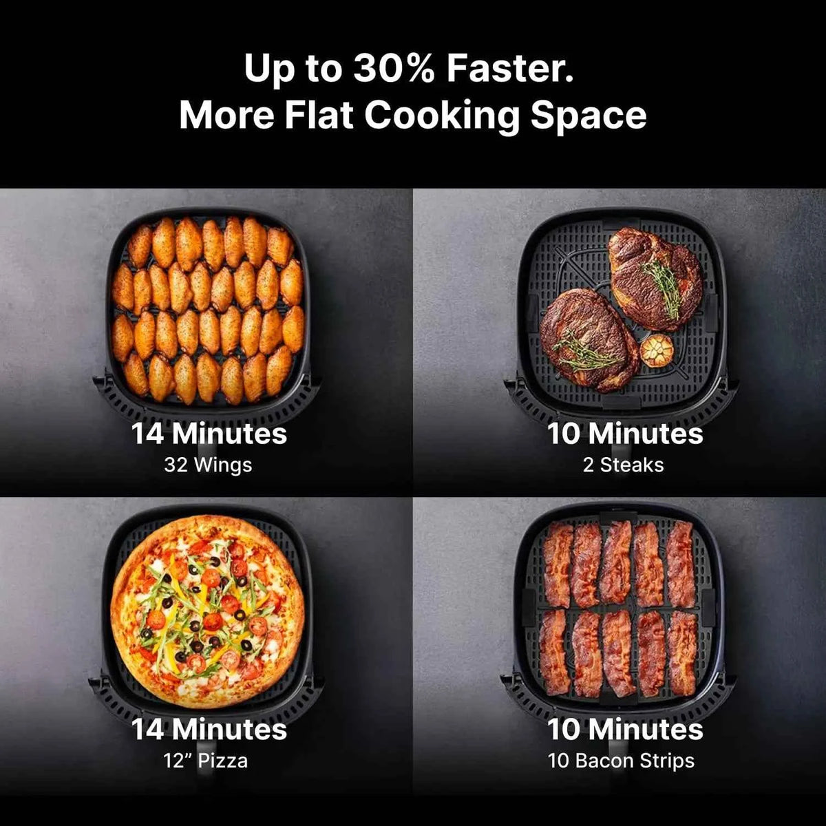 Transform Your Cooking with the Large Smart Air Fryer – 15-in-1 Dual Heating Wonder