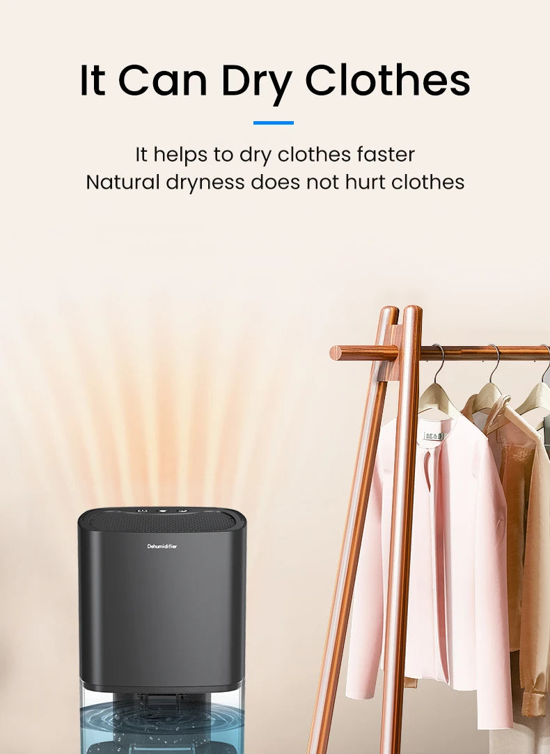 Experience Freshness with the 1000ml Capacity Air Dehumidifier