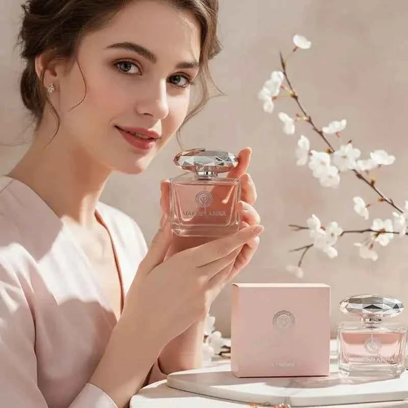 Floral Fruity Women's Perfume - Elegant Crystal Bottle EDP for Daily and Special Occasions