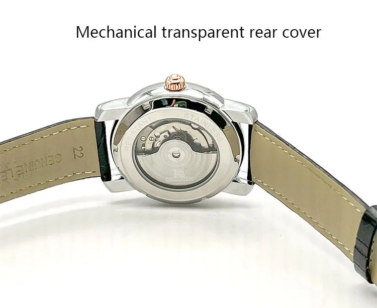AOKULASIC Men New Mechanical Watch Tourbillon Wristwatch Waterproof Sport Automatic Watches Man Business Clock Relogio Masculino