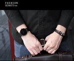 Stylish Men's Casual Leather Wristwatch - Minimalist Elegance for Every Occasion - Lvoris
