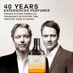 Long Lasting Men’s Eau De Cologne | Chained Amber Wood Perfume, 3.4 FL.OZ - Perfect Gift for Him - Lvoris